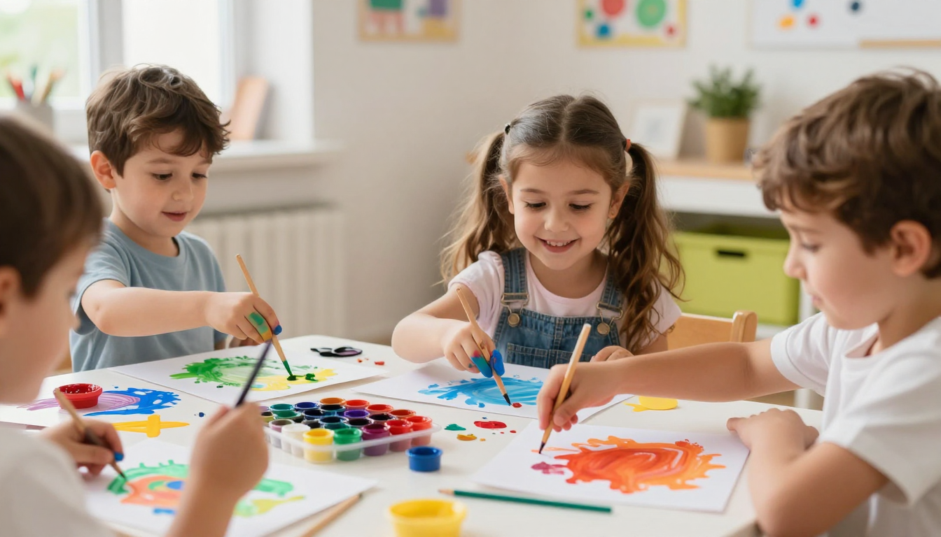 Yaşa Göre Sanat Aktiviteleri: 1-6 Yaş İçin 25 Yaratıcı Proje ve Gelişim Rehberi