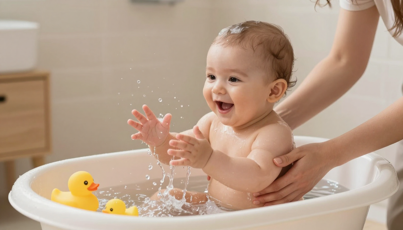 Bebek Banyosu: Adım Adım Güvenli Banyo Rehberi